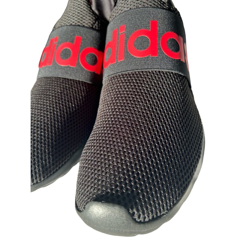 ADIDAS Men's 'Lite Racer Adapt' Running Sneaker SZ 11.5, Black/Red, Slip-On - Picture 5 of 7